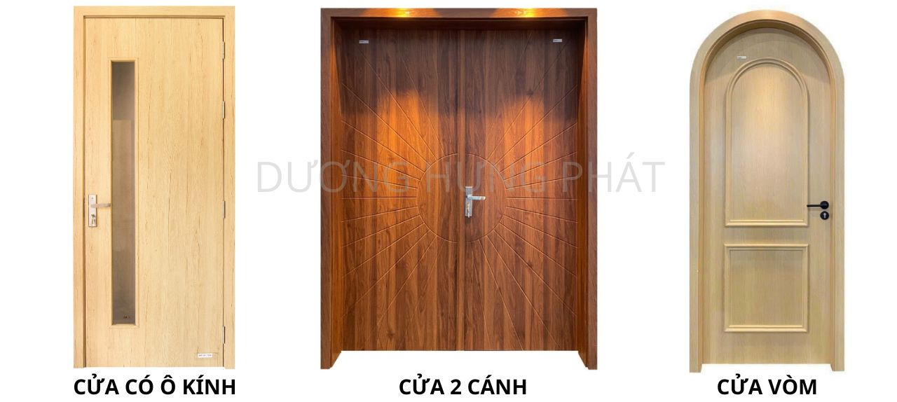 Mẫu Cửa nhựa composite được yêu chuộng hiện nay