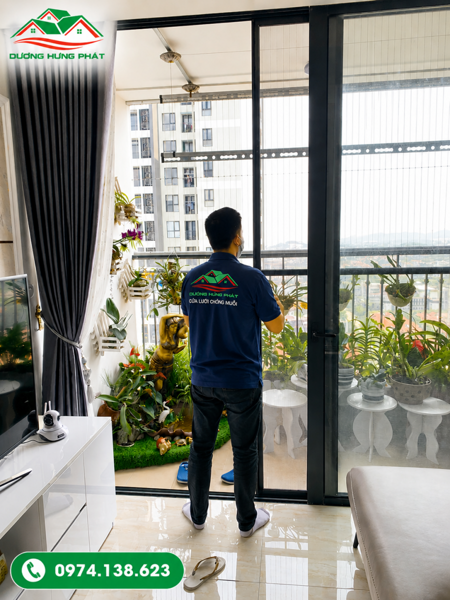 Dương Hưng Phát lắp đặt cửa lưới chống muỗi phường Phú Nhuận, TP.HCM