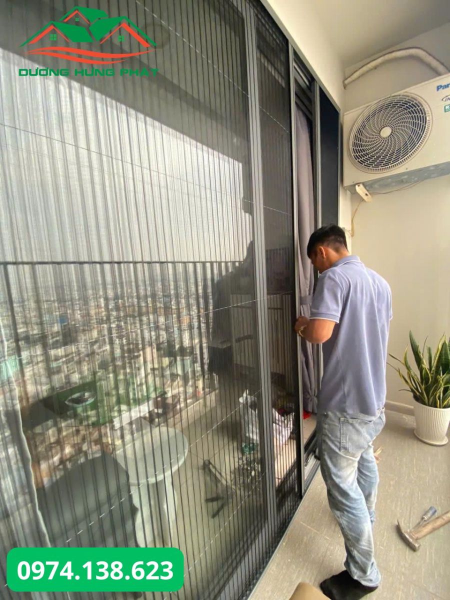 Lắp đặt cửa lưới giá rẻ - Dương Hưng Phát