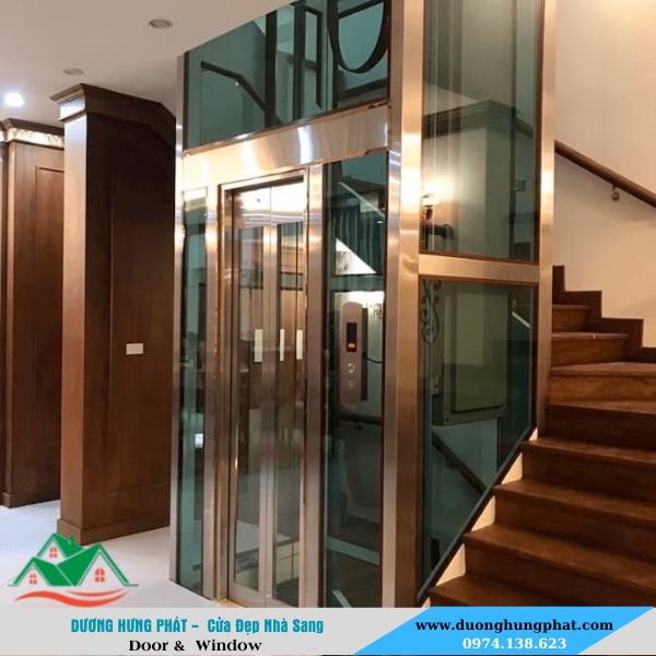 báo giá thi công vách kính thang máy