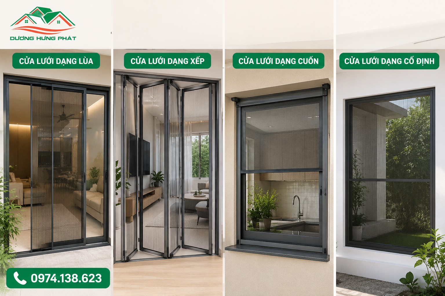 Cung cấp cửa lưới chống muỗi tại phường Phú Lâm