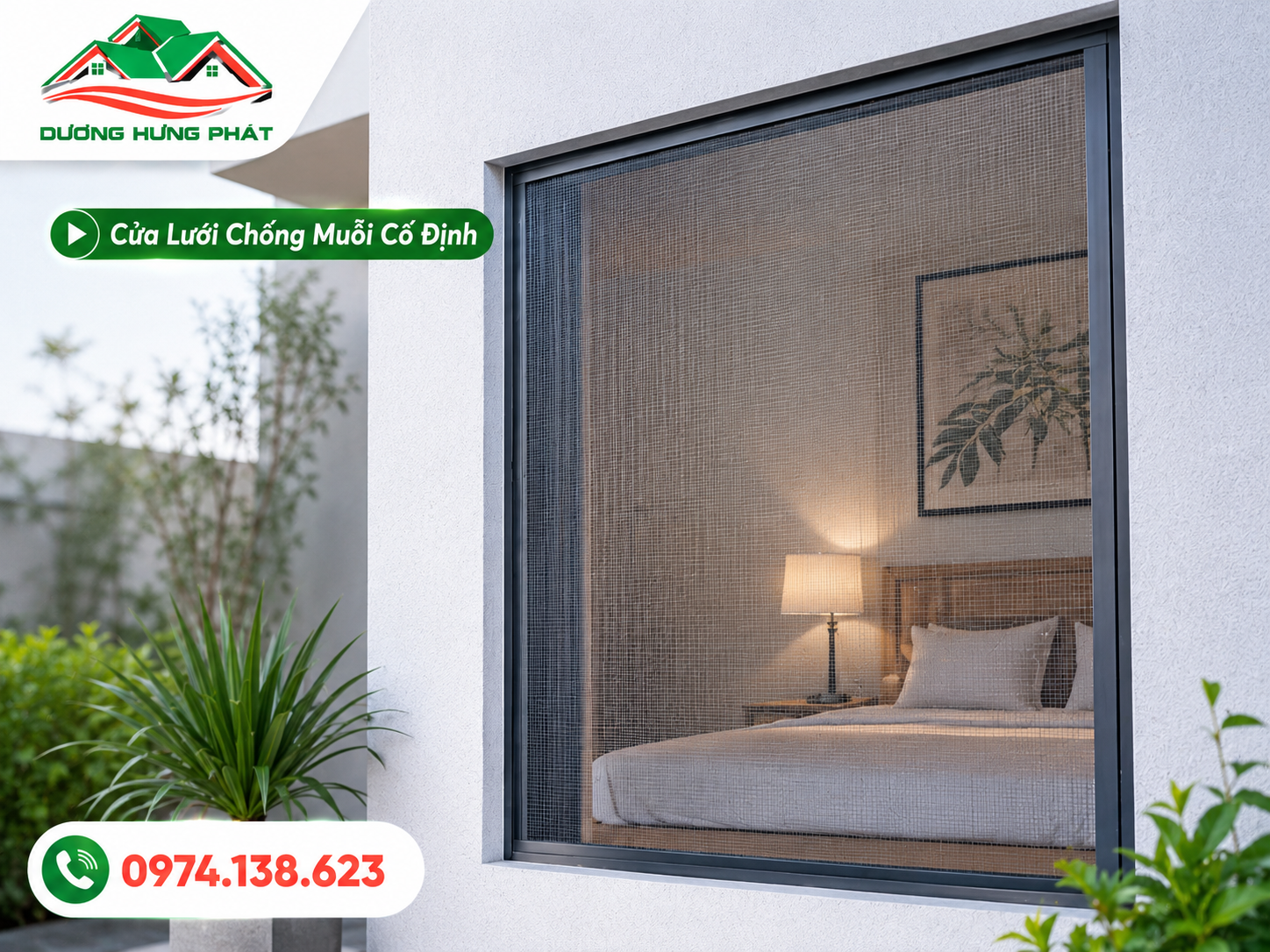 Cửa lưới chống muoix giá rẻ uy tín tại phường Tân Thới Hiệp TP.HCM