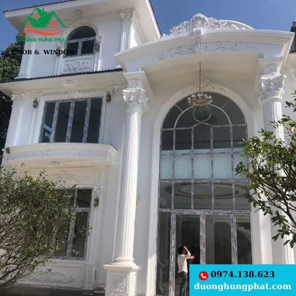 công trình thi công cửa nhôm Xingfa hệ 80