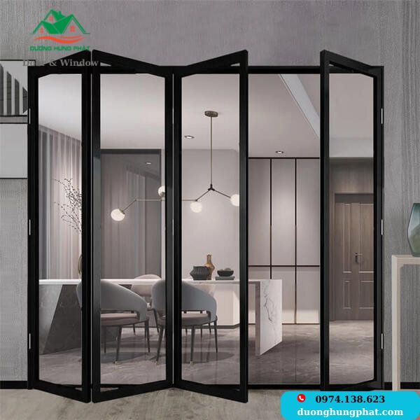 cửa đi xếp trượt nhôm Xingfa quận 10