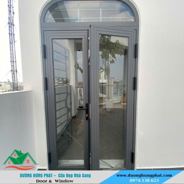 cửa đi nhôm Xingfa 2 cánh
