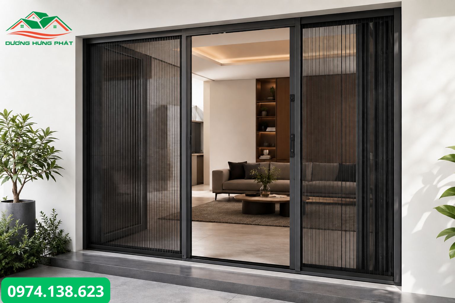 Dương Hưng Phát lắp đặt cửa lưới chống muỗi tại phường Tân Tạo