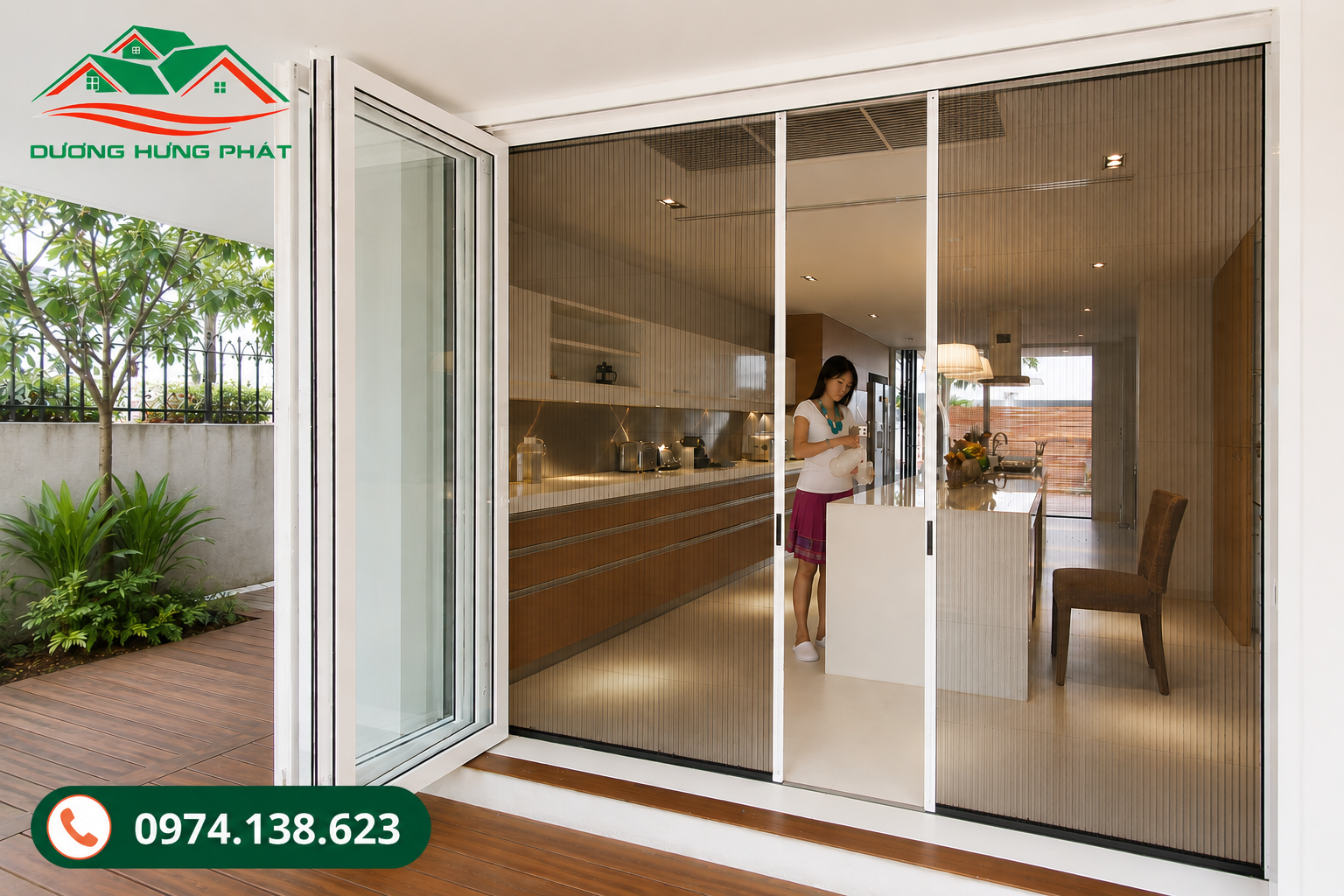 Cửa lưới chống muỗi được nhiều gia đình lựa chọn
