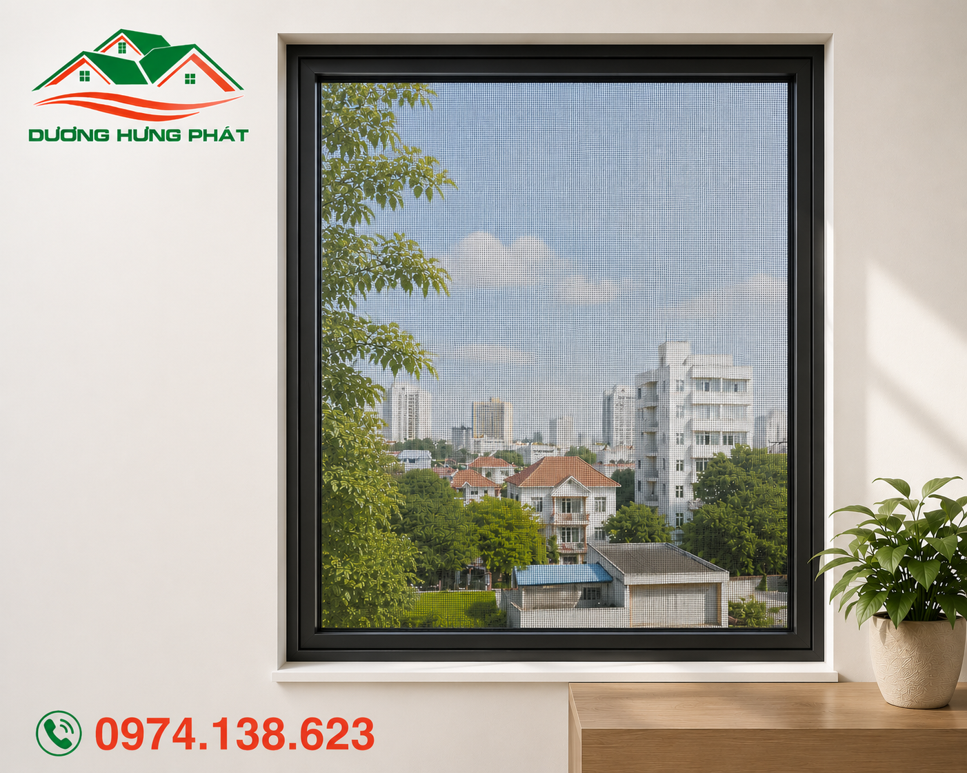 Cung cấp cửa lưới chống muỗi tại phường Bàn Cờ, TP.HCM