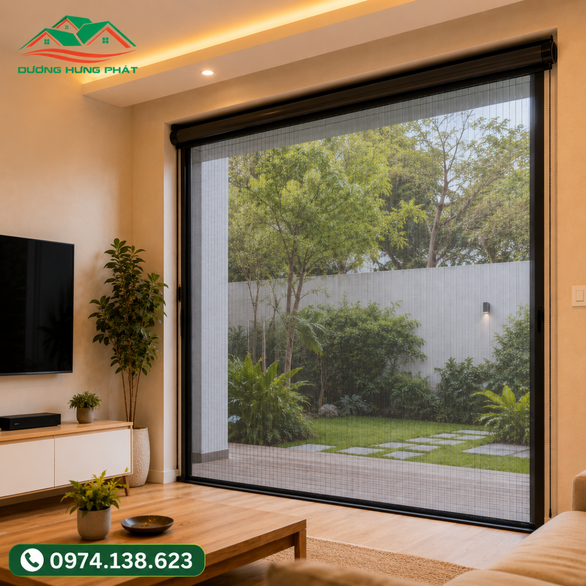 Lắp đặt cửa lưới chống muỗi dạng tự cuốn phường Vĩnh Hội, TP.HCM