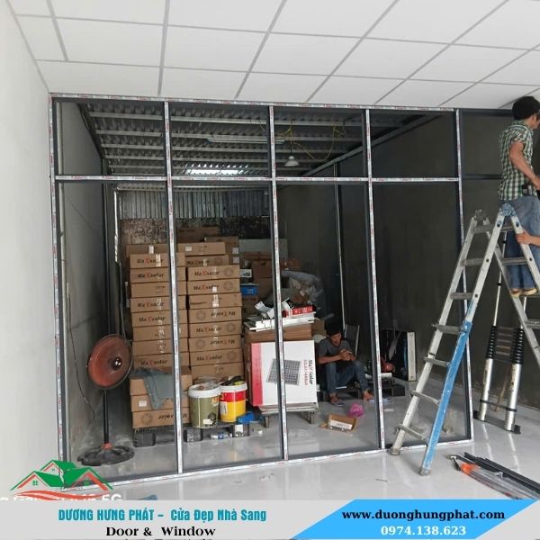 thi công nhômv kính Xingfa tại Dĩ An Bình Dương TP.HCM