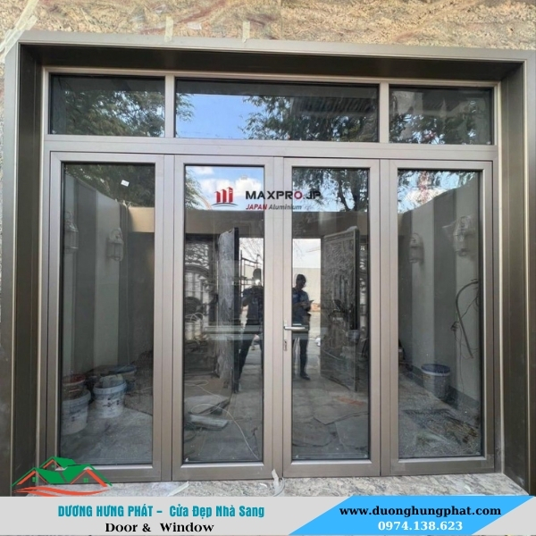 thi công cửa nhôm Maxpro chính hãng