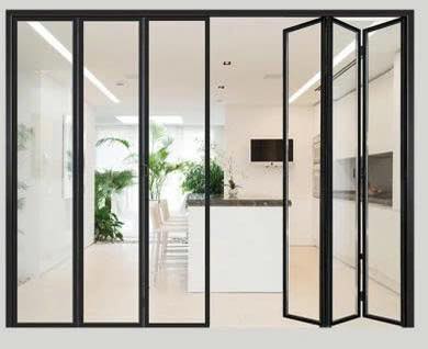 cửa nhôm sLIM xếp trượt