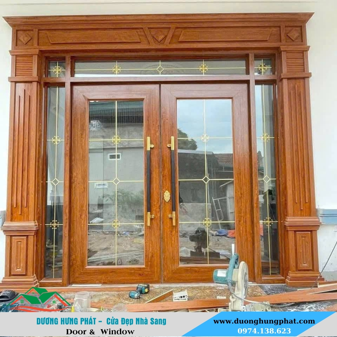 cửa nhôm thủy lực owin cho biệt thự