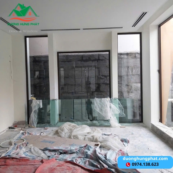 cửa nhôm Xingfa công trình biệt thự tại Thủ Đức