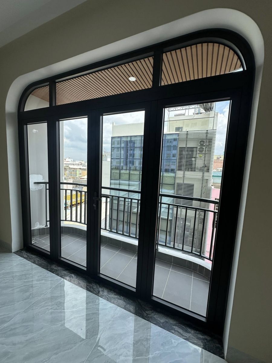 cửa nhôm kính Xingfa uốn vòm quận 9 TP.HCM