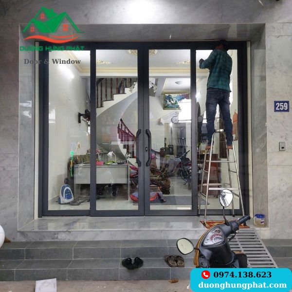 thi công cửa trượt quay uy tín quận 2 TP.HCM