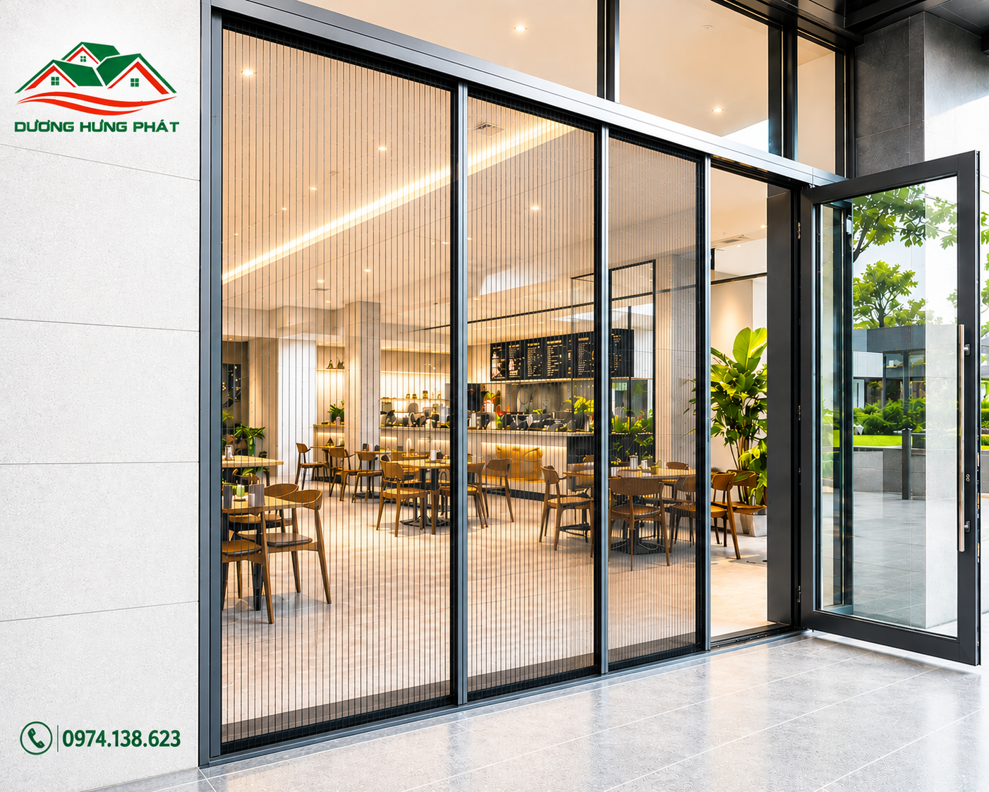Cửa lưới chống muỗi dạng lùa tại phường Bàn Cờ, TP.HCM