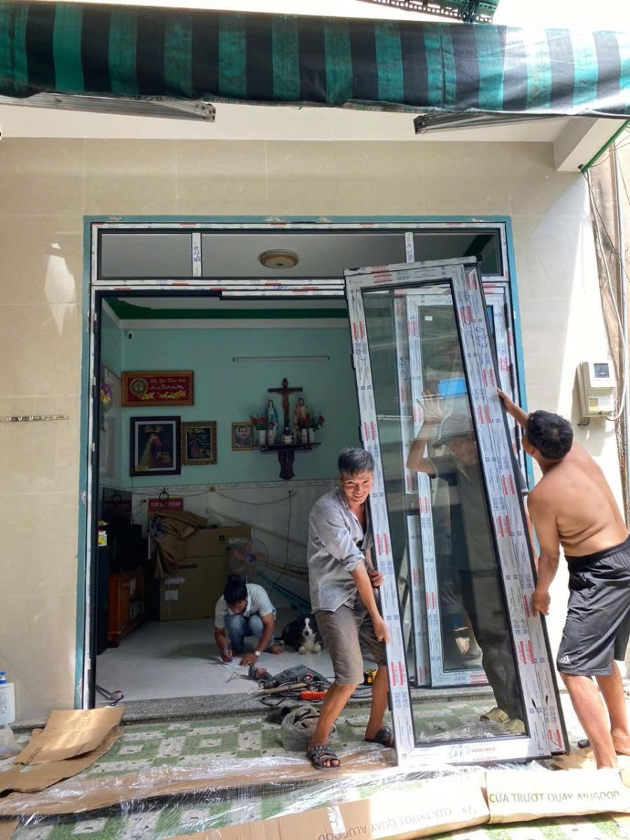 đơn vị thi công cửa nhôm trượt quay tại Tân Phú TP.HCM