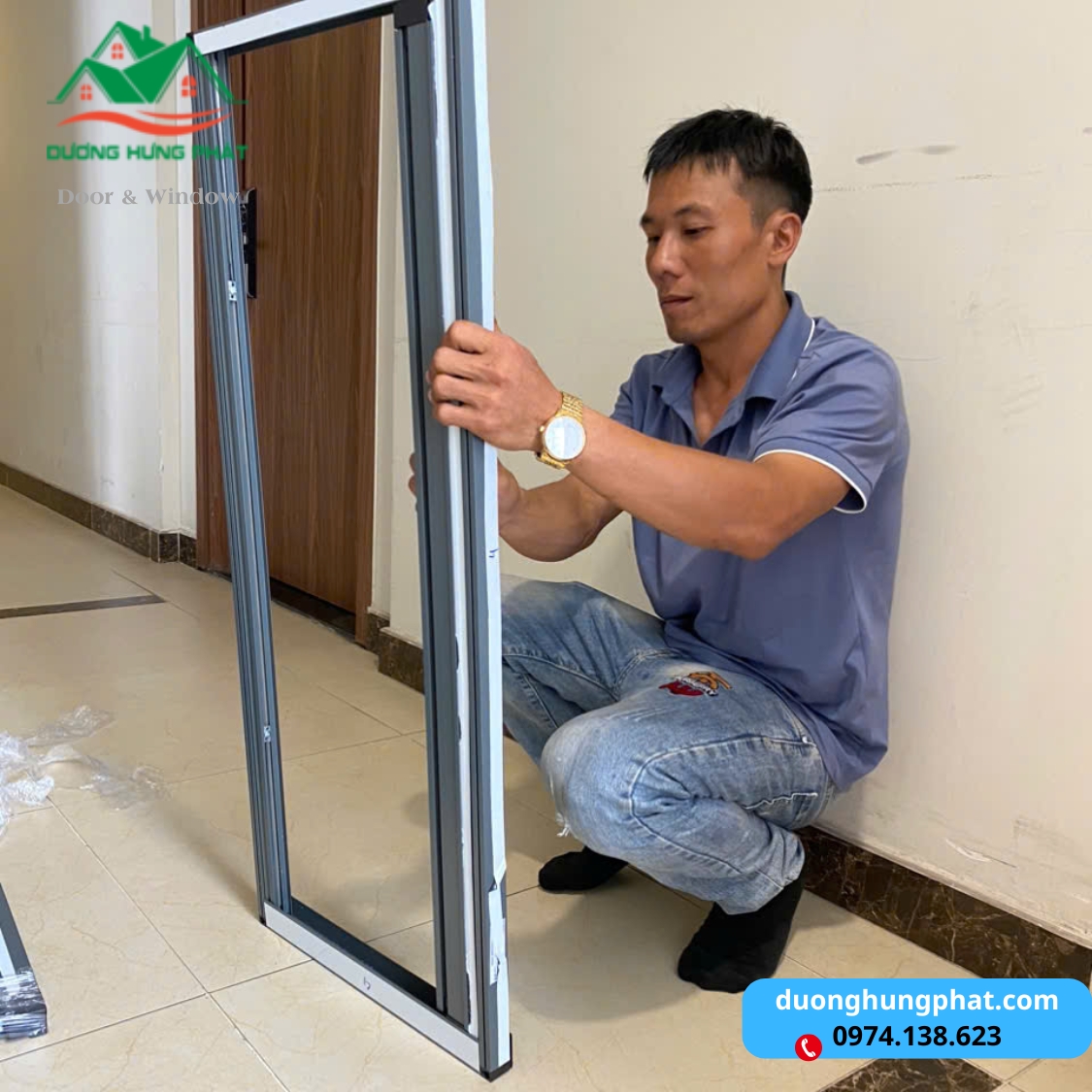 lắp đặt cửa lưới chống muỗi chuyên nghiệp