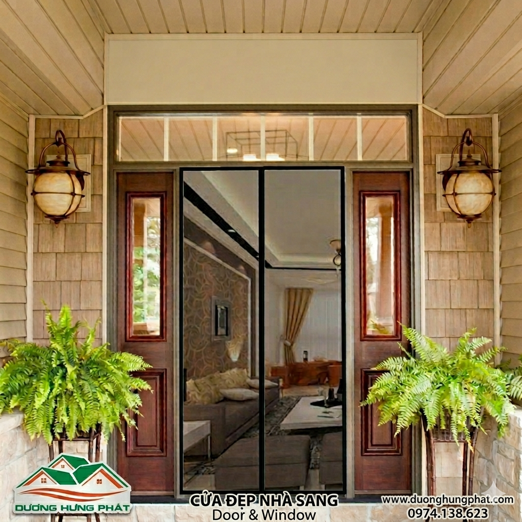 Thi công cửa lưới chống muỗi tại quận Gò Vấp, TP.HCM