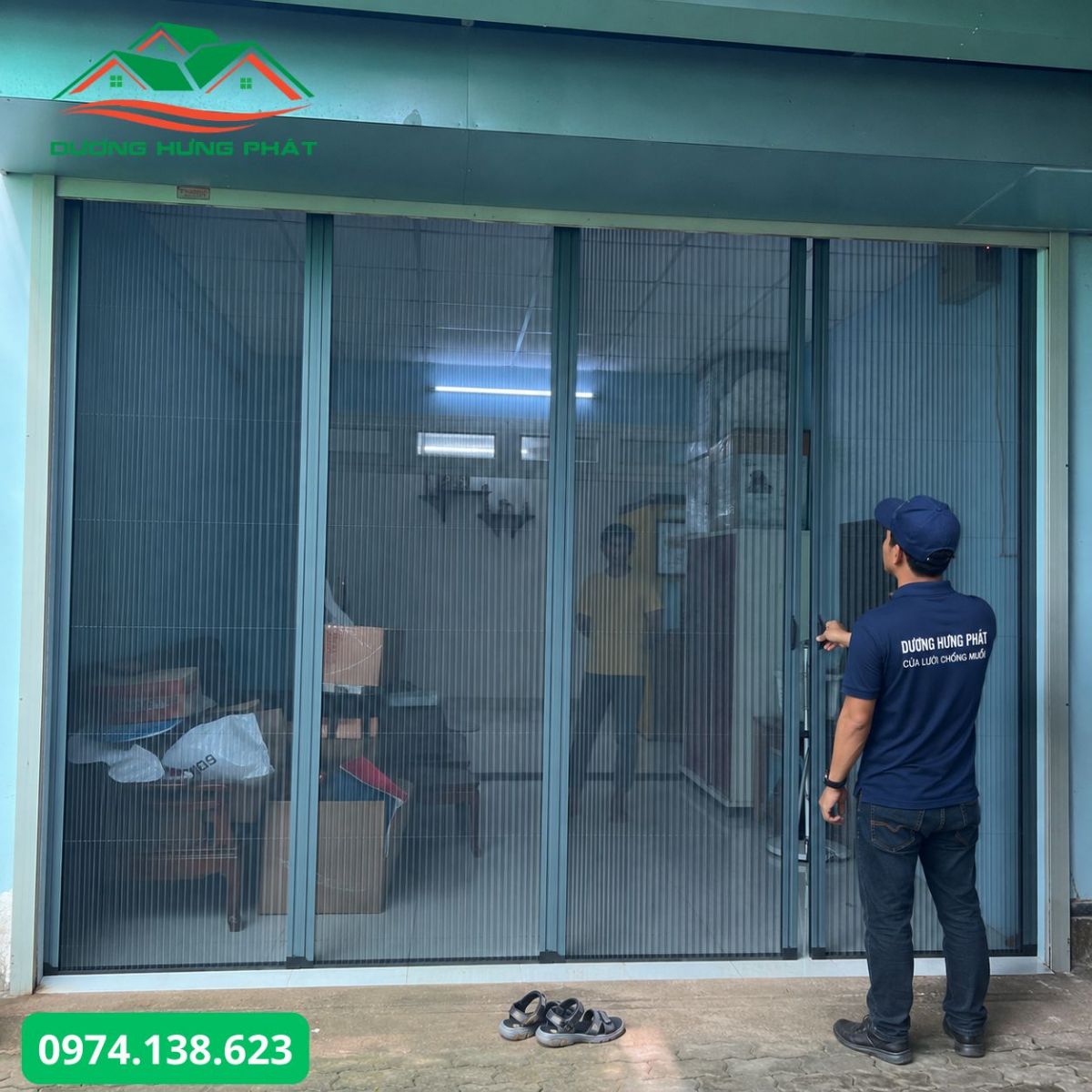 Dương Hưng Phát cung cấp cửa lưới chống muỗi tại phường Phú Định