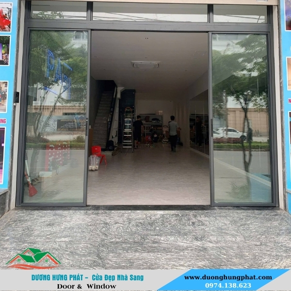 cửa nhôm Slim trượt quay 4 cánh tại  TP.HCM