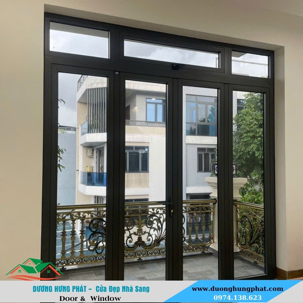 cửa nhôm Xingfa mở quay 4 cánh cửa nhôm Xingfa mở quay 4 cánh