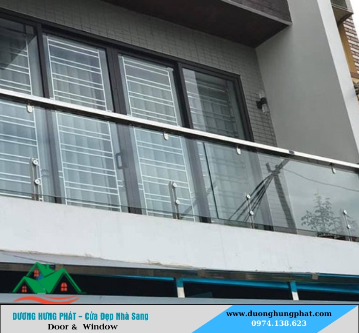 lắp đặt lan can kính tại Củ Chi TP.HCM