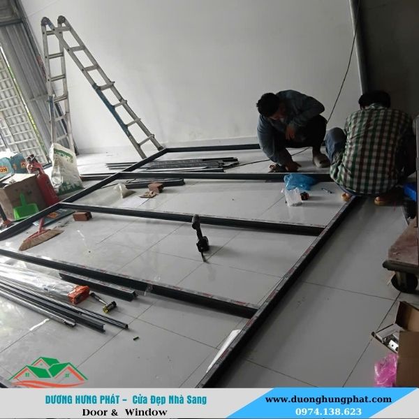 thi công cửa nhôm Xingfa tại Bình Dương Dĩ An