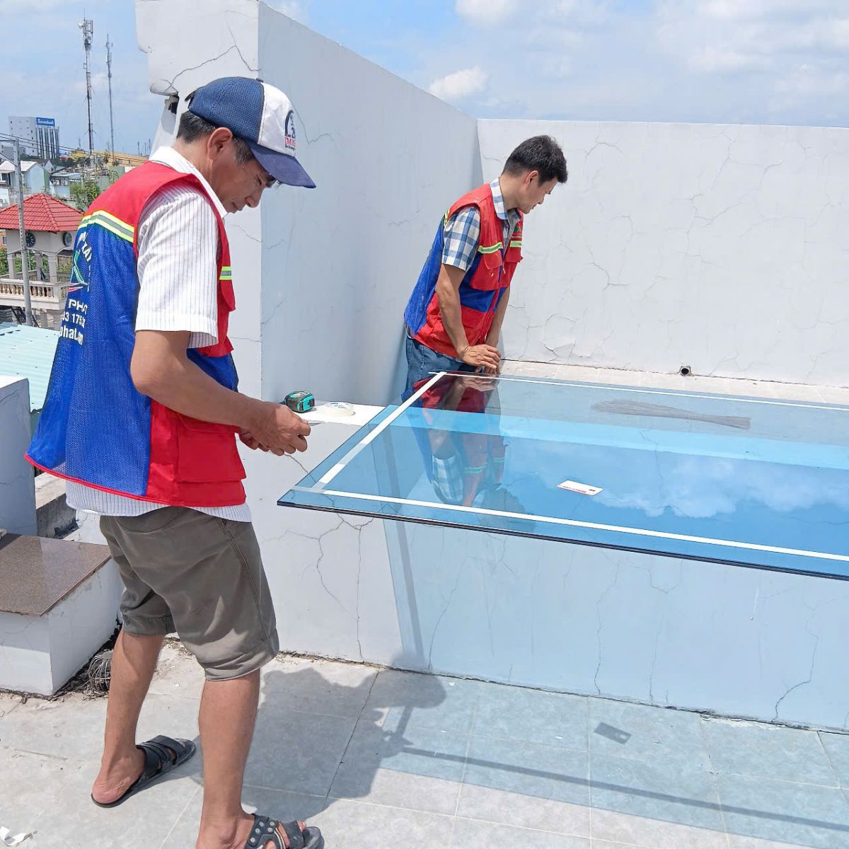 lắp đặt mái kính giá rẻ tại  Bình Tân