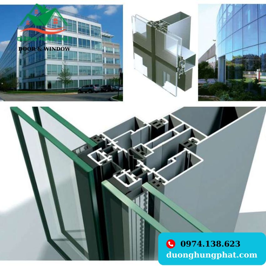 mặt dựng semi có khả năng cách âm cách nhiệt tốt