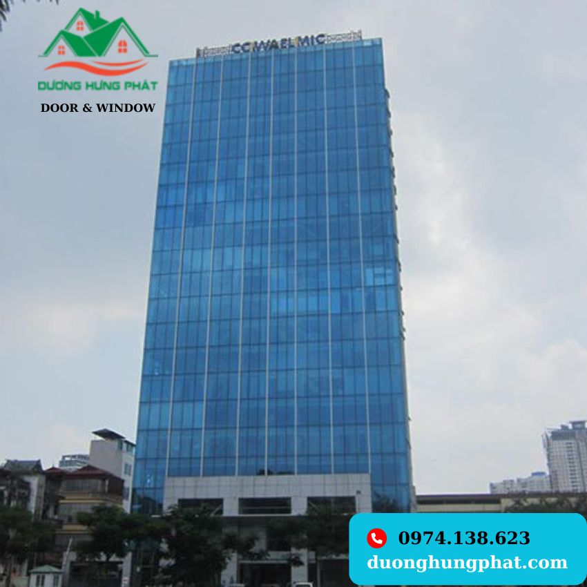 mặt dựng semi cho tòa nhà văn phòng