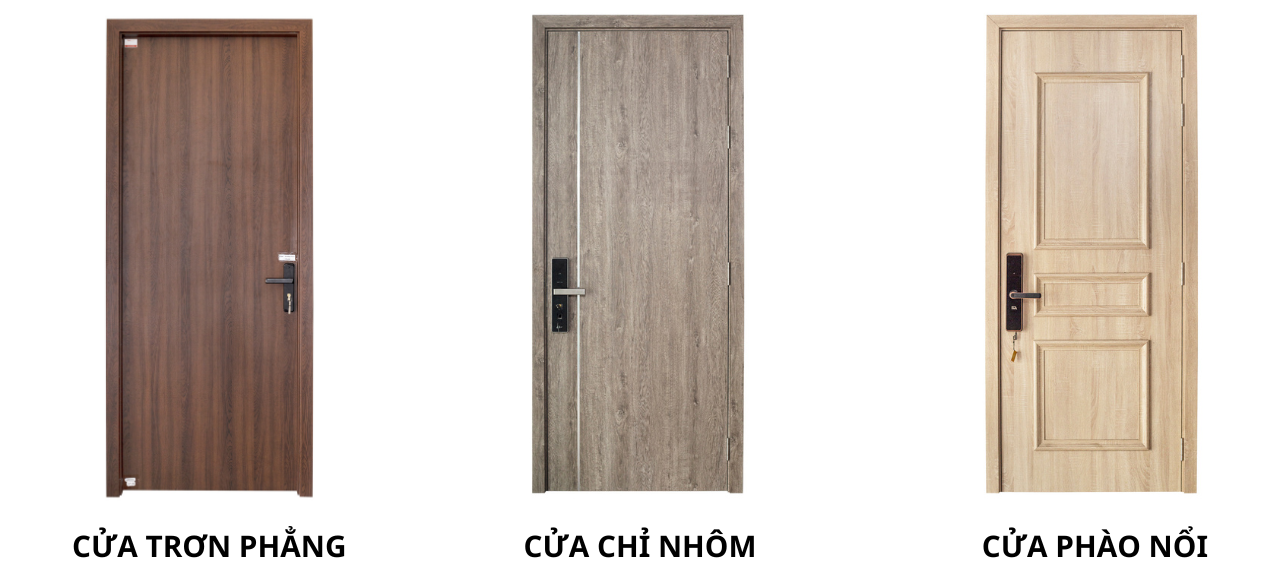 Mẫu cửa composite được sử dụng nhiểu nhất