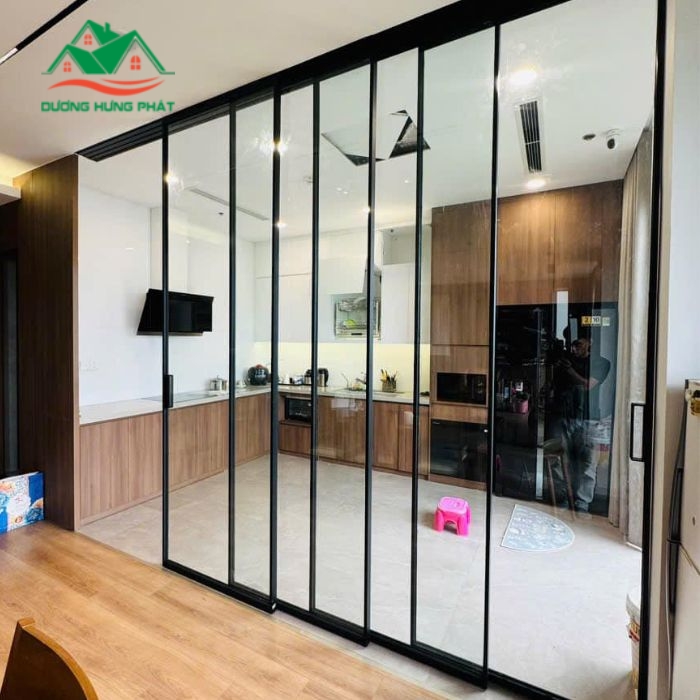 mẫu cửa nhôm Slim lùa 4 cánh tại TP.HCM mẫu cửa nhôm Slim lùa 4 cánh tại TP.HCM