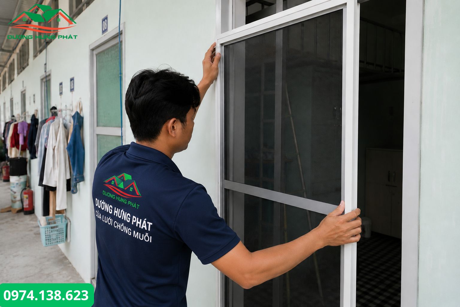 Cung cấp cửa lưới chống muỗi chuyên nghiệp, giá rẻ tại phường Tân Tạo, TP.HCM