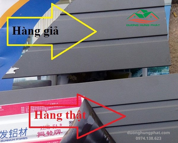 phân biệt cửa nhôm Xingfa chính hãng và hàng nhái kém chất lượng