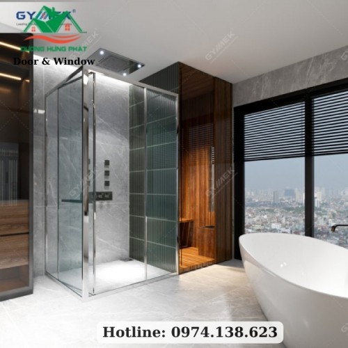 Phòng Tắm Kính Cửa Lùa Gymek