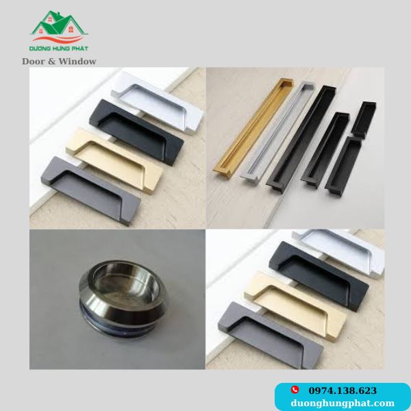 phụ kiện cửa lùa nhôm kính tại Tân Phú TP.HCM