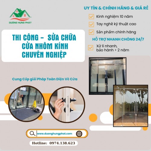 Thợ Sửa Cửa Kính Chuyên Nghiệp Gía Rẻ Tại Tân Bình TP.HCM