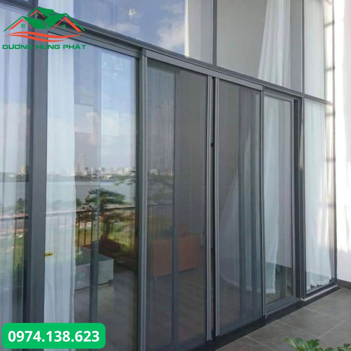 Dương Hưng Phát lắp đặt cửa lưới chống muỗi phường Tân Sơn Nhì, TP.HCM