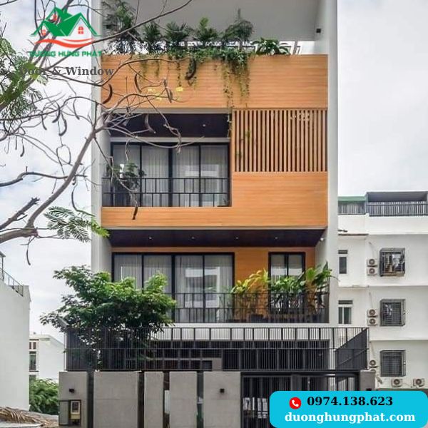 thanh nhôm giả gỗ trang trí quận 2 TP.HCM