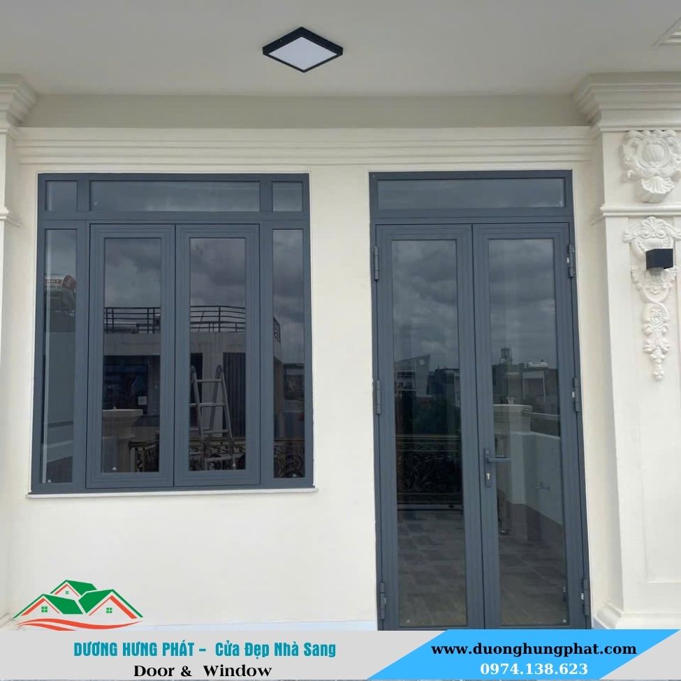 cửa sổ và cửa đi 2 cánh nhôm Xingfa cửa sổ và cửa đi 2 cánh nhôm Xingfa