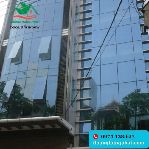 Mặt Dựng Nhôm Kính Hệ Semi