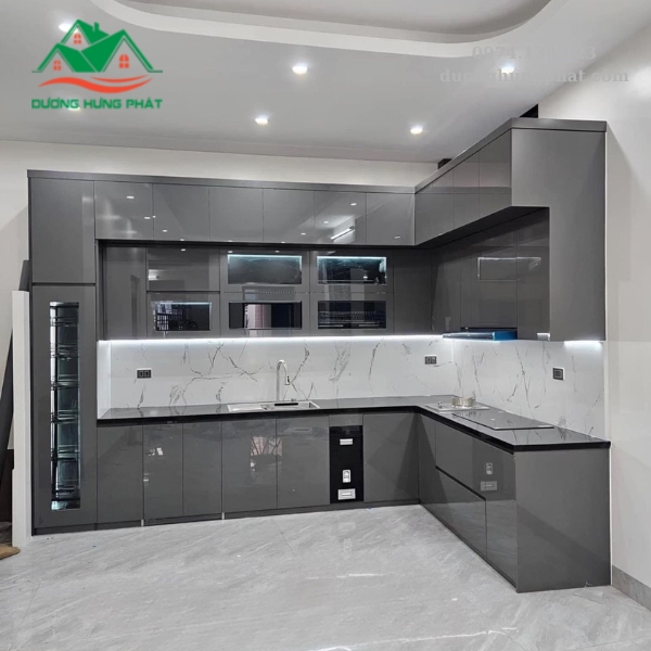 thi công tủ bếp nhôm kính tại Tân Bình TP.HCM thi công tủ bếp nhôm kính tại Tân Bình TP.HCM