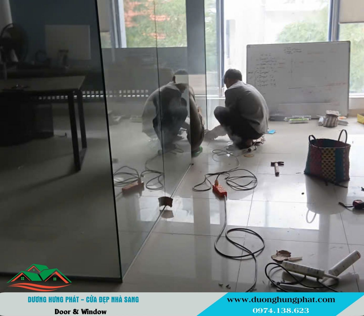 thợ thi công vách ngăn kính văn phòng uy tín tại Trường Chinh TP.HCM