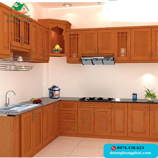 tủ gỗ công nghiệp sang trọng ấm cúng