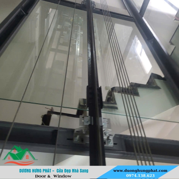 vách kính thang máy tại Bình Dương TP.HCM