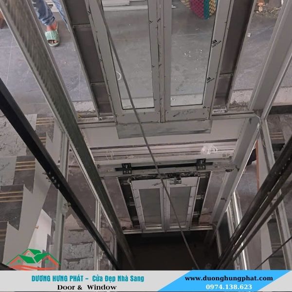 lắp đặt vách kính thang máy tại Bình Dương lắp đặt vách kính thang máy tại Bình Dương