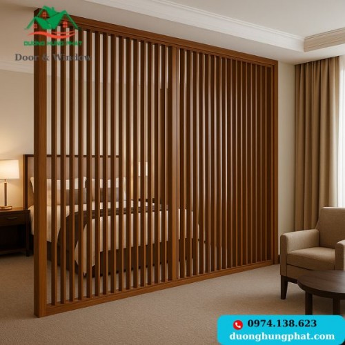 Vách Ngăn Nhôm Gỉa Gỗ Gía Tốt Quận 1 TP.HCM