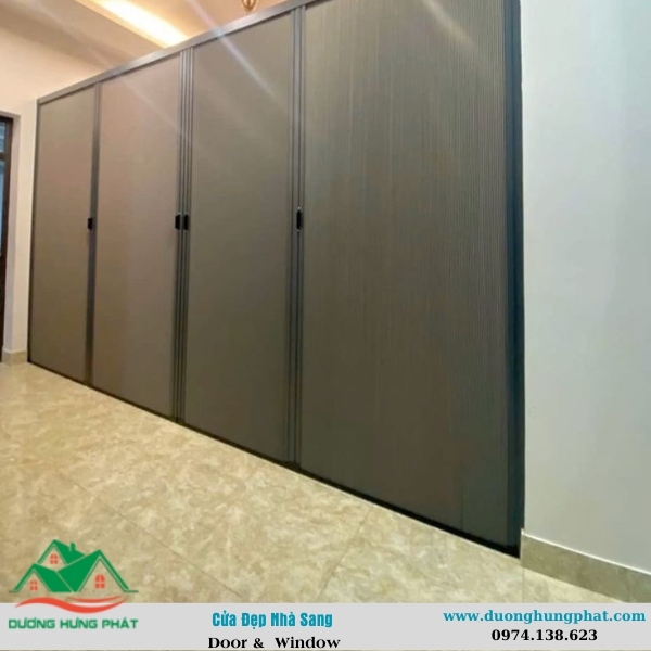 vách ngăn phòng bằng rèm tổ ong